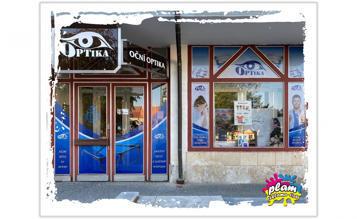 Polep oční optika